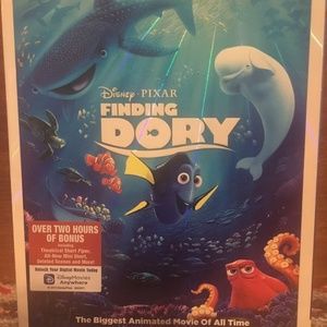 Disney Pixar Finding Dory Blu Ray, DVD, Digital HD